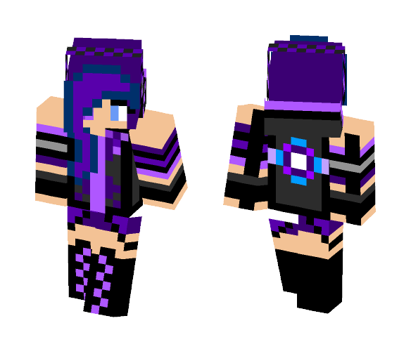 Night Drifter (Lyn) - Female Minecraft Skins - image 1