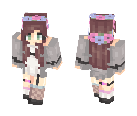 Flower Girl - Girl Minecraft Skins - image 1