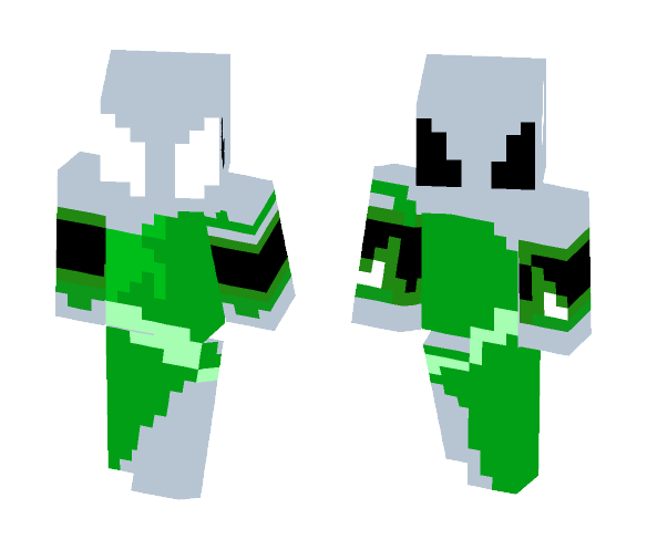 Download Free two sided alien Skin for Minecraft image 1 two sided alien - Female Minecraft Skins - image 1