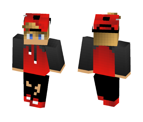 Download Free Red Sweg Skin for Minecraft image 1 Red Sweg - Male Minecraft Skins - image 1