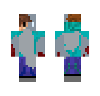 Half-Man-Half-Alien - Male Minecraft Skins - image 2