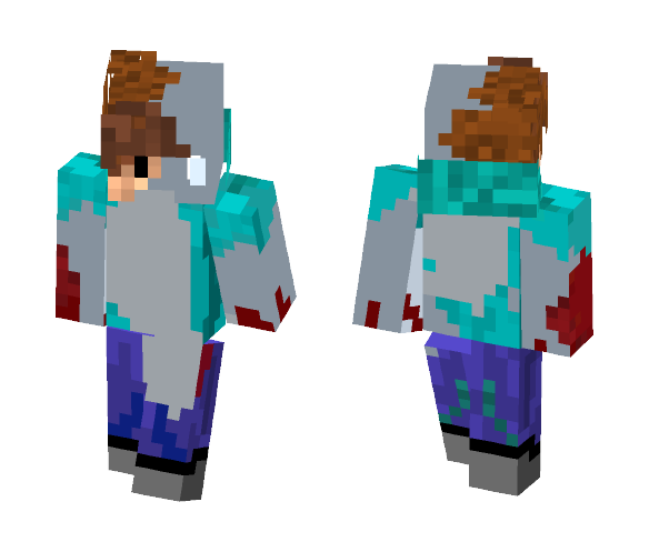 Half-Man-Half-Alien - Male Minecraft Skins - image 1