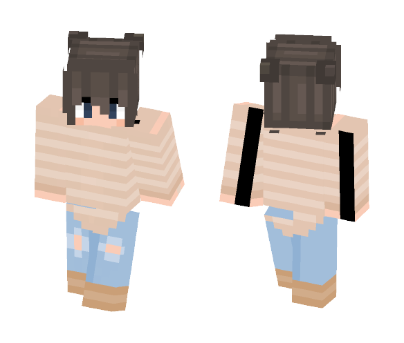 First Skin // dismal - Female Minecraft Skins - image 1