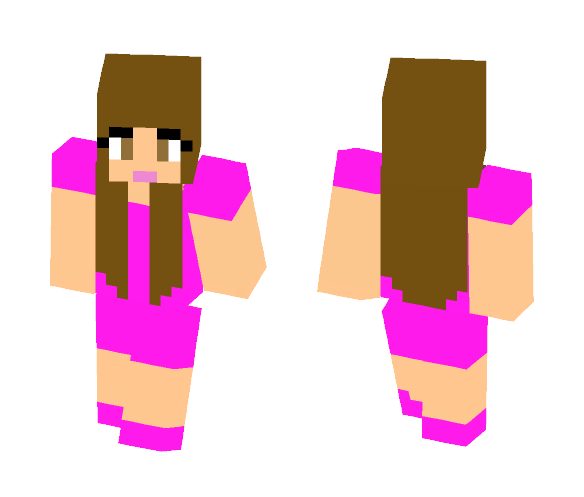 Bubble Gum Girl - Girl Minecraft Skins - image 1