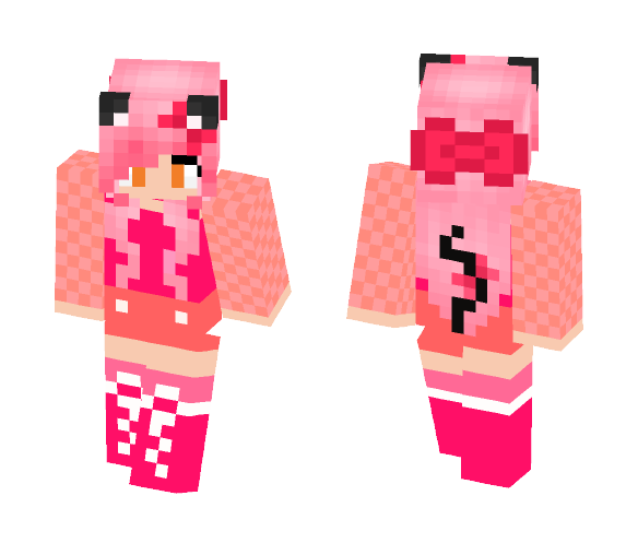 Casual Kawaii Chan - Kawaii Minecraft Skins - image 1