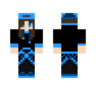 Blue Skater Girl