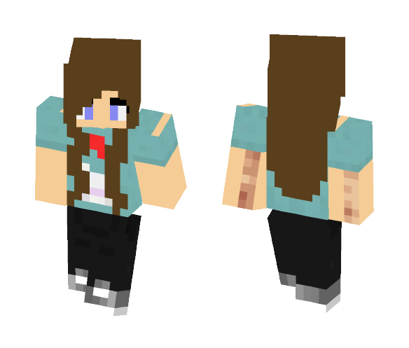 DenisDaily fan! - Female Minecraft Skins - image 1