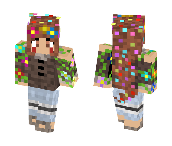 Kiba Inuzuka inspired female skin - Female Minecraft Skins - image 1