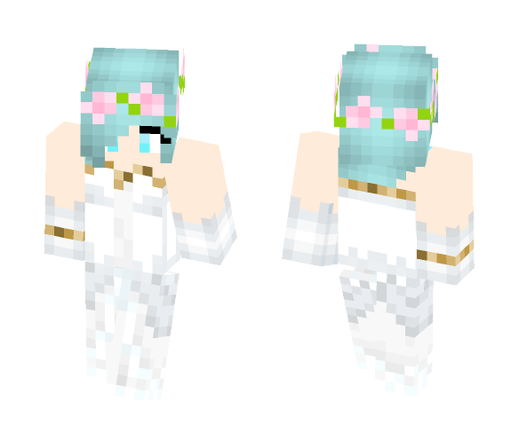 Katelyn in a Wedding Dress - Female Minecraft Skins - image 1