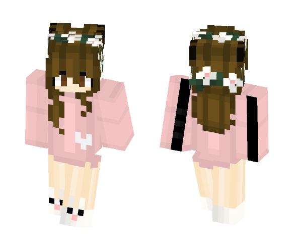 pink dress ???? - Female Minecraft Skins - image 1