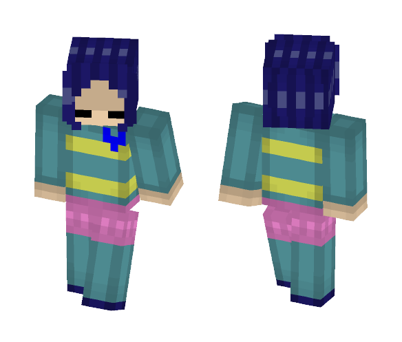 Undertale intergrity/blue soul - Female Minecraft Skins - image 1