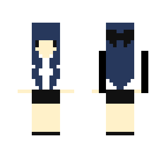 Blue haired girl