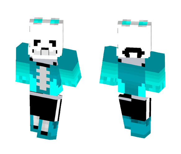 QuantumTale sans - Male Minecraft Skins - image 1