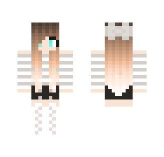 Cute Striped Shirt Girl! - Cute Girls Minecraft Skins - image 2
