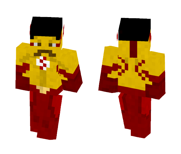 Kid Flash | Cw | Wallace West - Comics Minecraft Skins - image 1