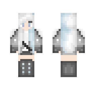 TypicalB {Silver} - Female Minecraft Skins - image 2