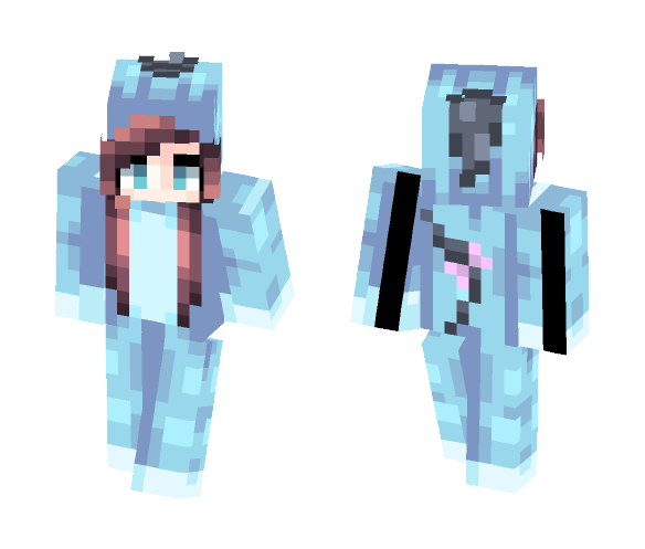 Eeyore Onesie - Female Minecraft Skins - image 1