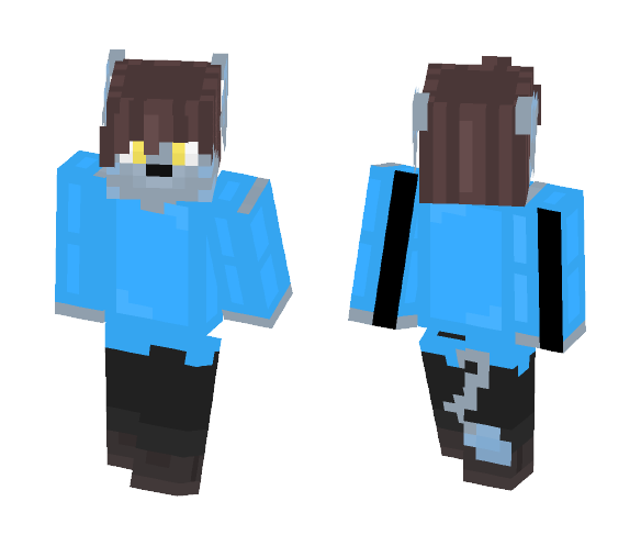 Aqua The Lombax | Le Smol Update | - Male Minecraft Skins - image 1