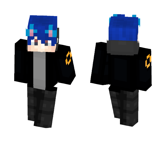 Download Free Lock~Oc Skin for Minecraft image 1 Lock~Oc - Male Minecraft Skins - image 1
