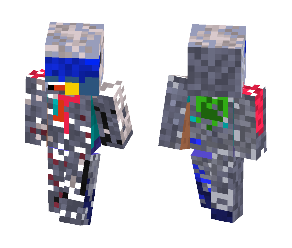 Infested Hazmat Soldier - Male Minecraft Skins - image 1