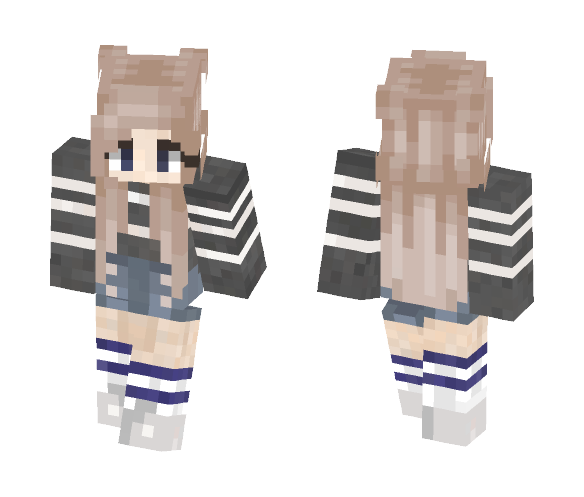 Blonde Hair, Blue Boots :) - Female Minecraft Skins - image 1