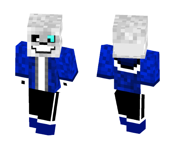 Sans The Skeleton - Male Minecraft Skins - image 1
