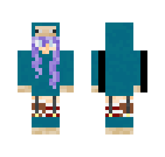 Cyan Sheep Girl ~+Madi - Girl Minecraft Skins - image 2