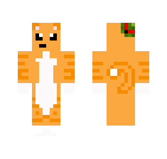 Cat With a Melon Hat - Cat Minecraft Skins - image 2