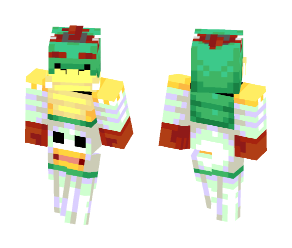 Bowser Jr. (Mario) - Male Minecraft Skins - image 1