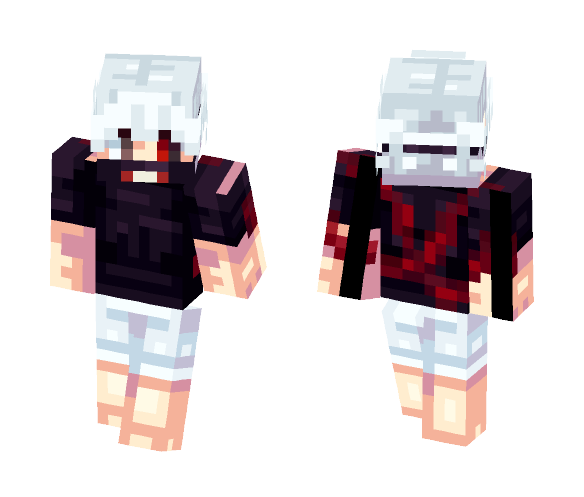 Ken Kaneki [Tokyo Ghoul] - Male Minecraft Skins - image 1