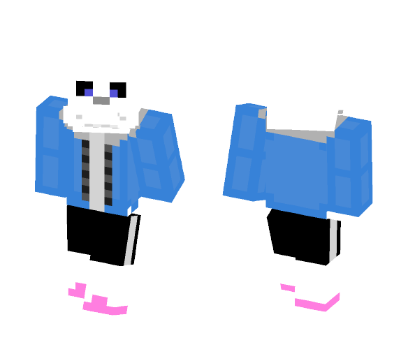 sans (Undertale) fix - Male Minecraft Skins - image 1