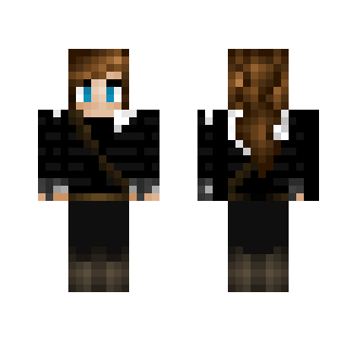 White Necked Raven Girl - Girl Minecraft Skins - image 2