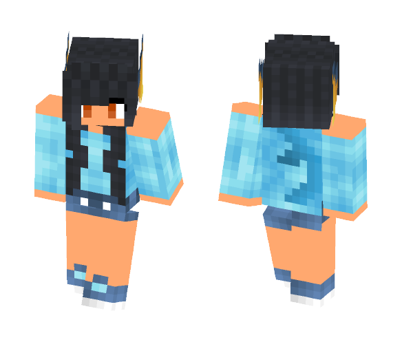 Vaporeon Aphmau - Female Minecraft Skins - image 1