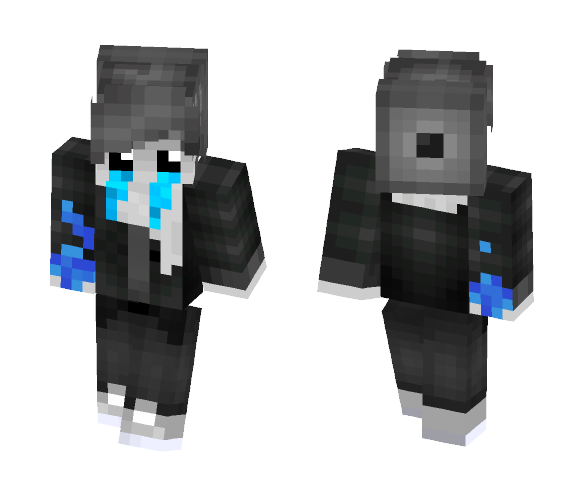 Download Free A Null Character PvP Skin Skin for Minecraft image 1 A Null Character PvP Skin - Male Minecraft Skins - image 1