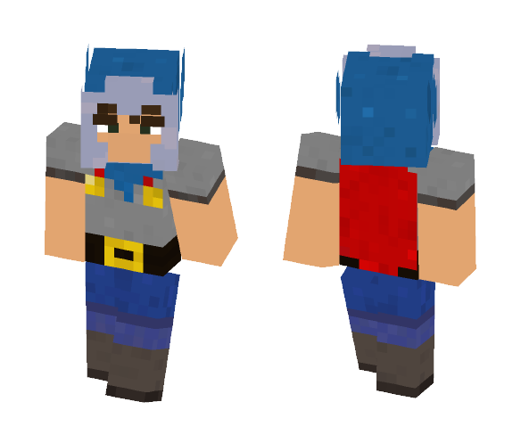 Male Wynncraft Warrior skin - Male Minecraft Skins - image 1