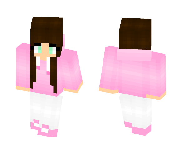 Download Free Hoodie Girl Skin for Minecraft image 1 Hoodie Girl - Girl Minecraft Skins - image 1