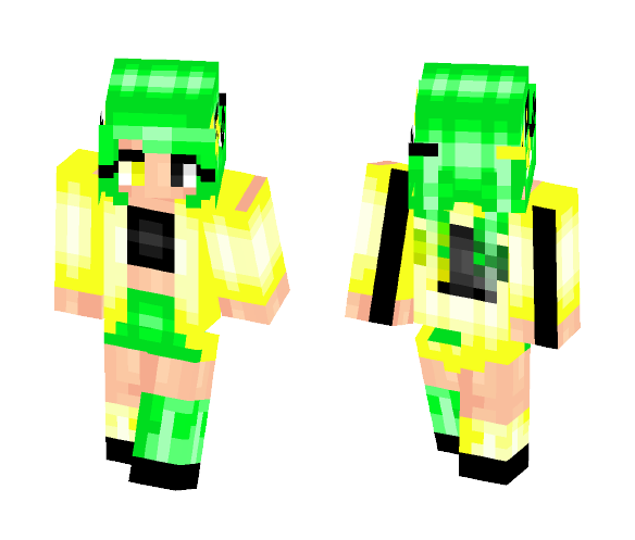 Toxica | Toxic Waste - Female Minecraft Skins - image 1