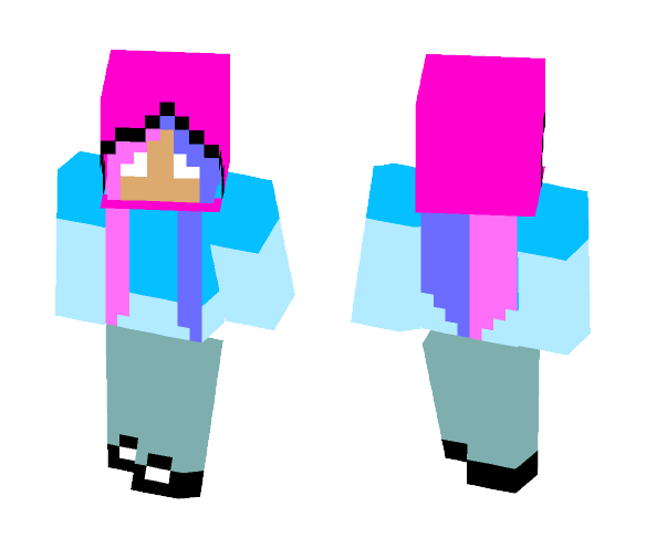 Herobrine Girl - Girl Minecraft Skins - image 1