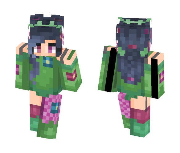 Eavara~ Nature Wanderer - Female Minecraft Skins - image 1