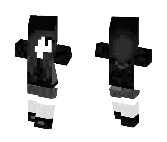 Download Free no color girl Skin for Minecraft image 1 no color girl - Girl Minecraft Skins - image 1