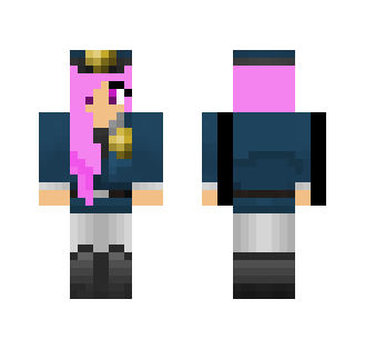 ❤Pink Haired Security Guard❤ - Female Minecraft Skins - image 2