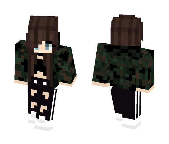 Camo Gal CX - Female Minecraft Skins - image 1