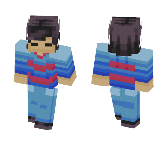 Fallen Child - Undertale - Interchangeable Minecraft Skins - image 1