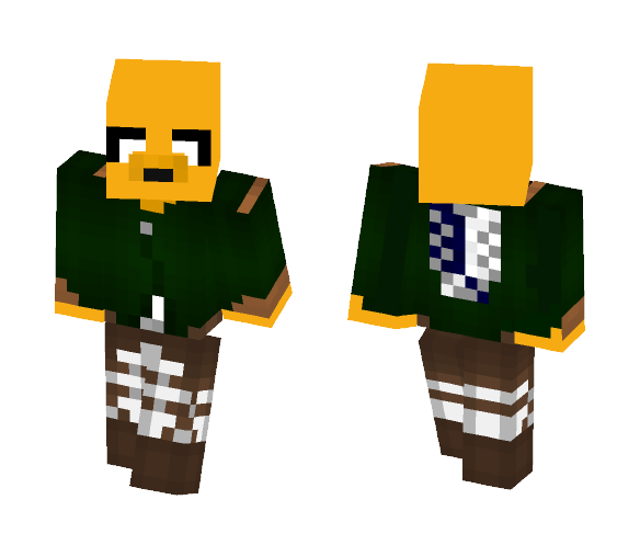 attack On Titan Jake The Dog - Dog Minecraft Skins - image 1