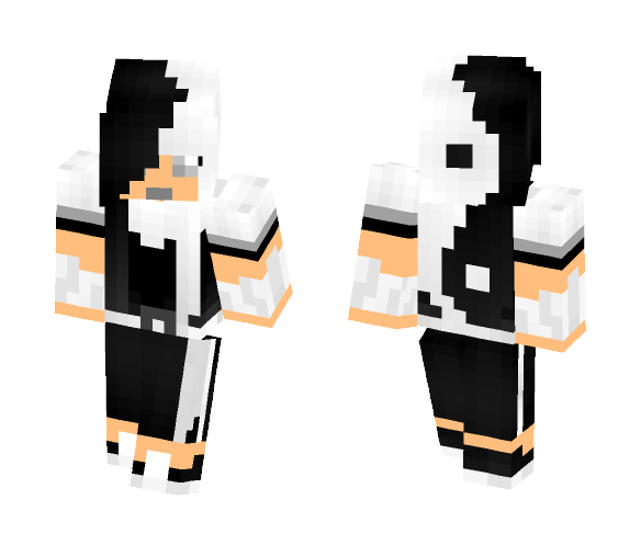 YinYang - Girl - Girl Minecraft Skins - image 1