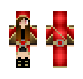 mage girl red - Girl Minecraft Skins - image 2