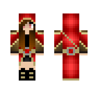 mage girl red