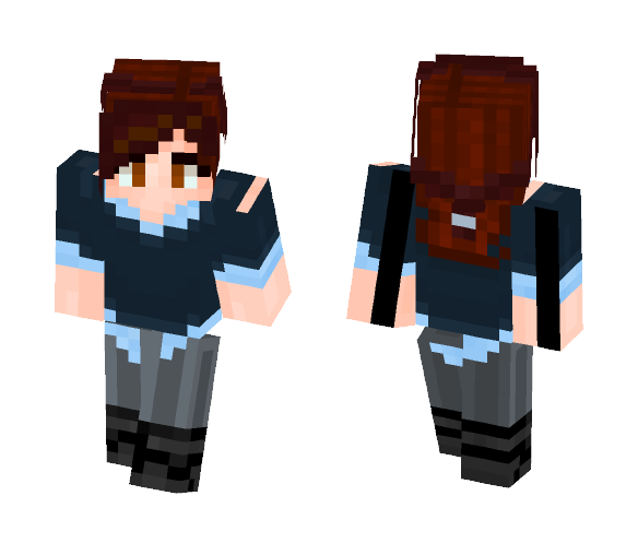 School Pine - Female Minecraft Skins - image 1