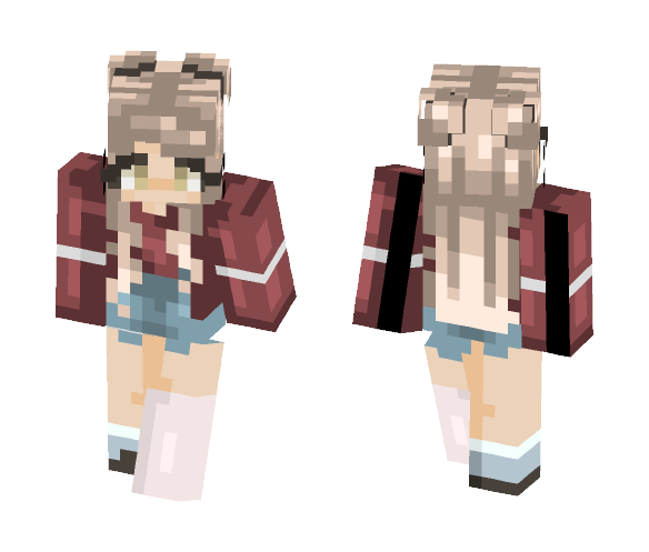 BlueOveralls~κεdı - Female Minecraft Skins - image 1