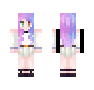 Mixed colours (Hair base in desc.) - Female Minecraft Skins - image 2